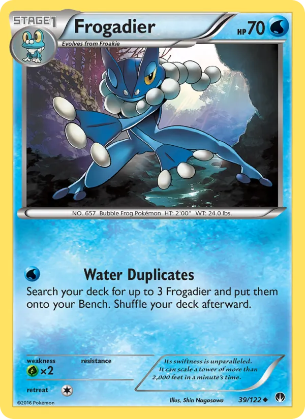 Frogadier - BREAKpoint Pokemon Card