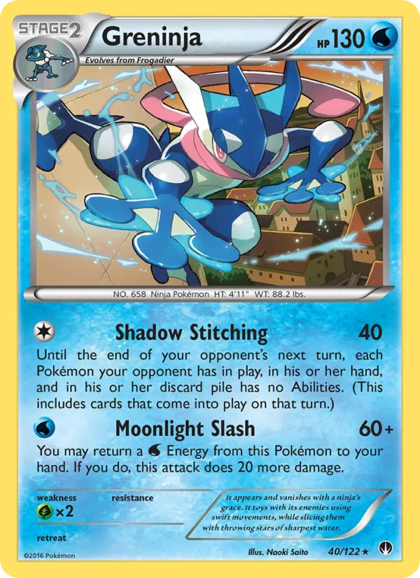 Greninja - BREAKpoint Pokemon Card