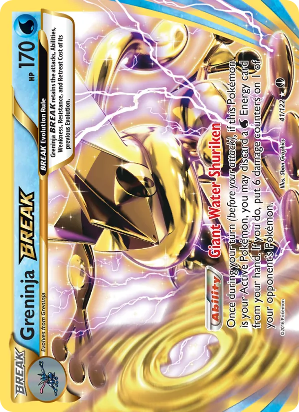 Greninja BREAK - BREAKpoint Pokemon Card
