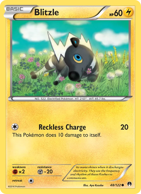Blitzle - BREAKpoint Pokemon Card