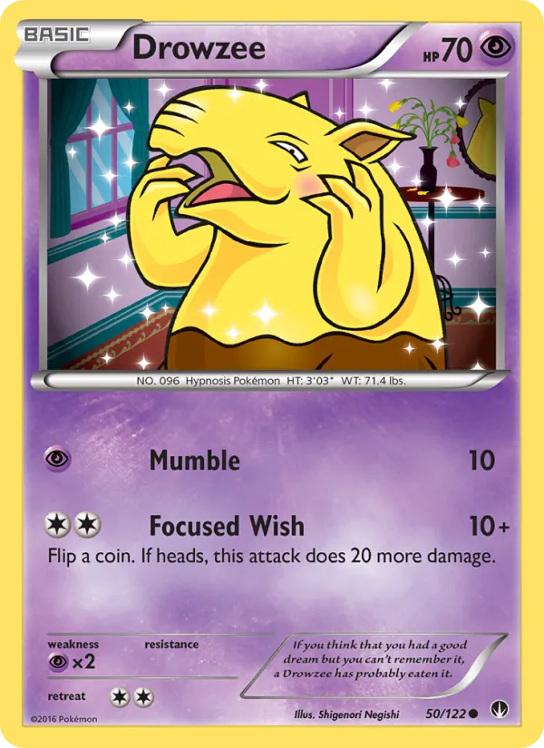 Drowzee - BREAKpoint Pokemon Card
