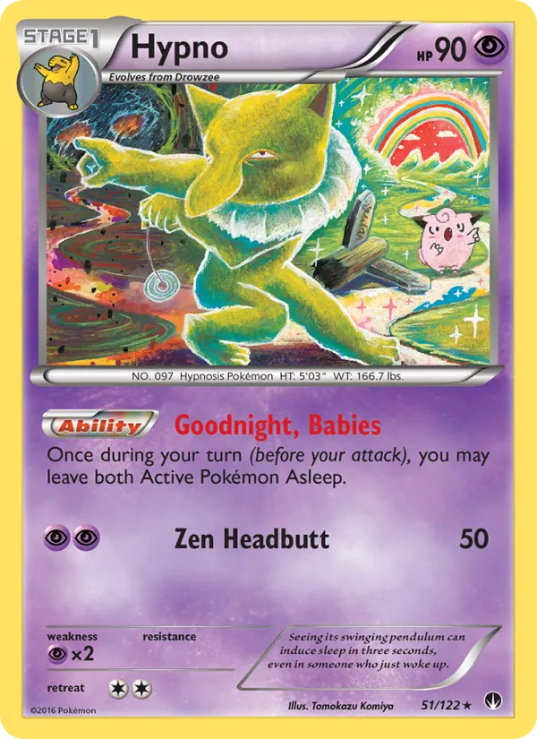 Hypno - BREAKpoint Pokemon Card