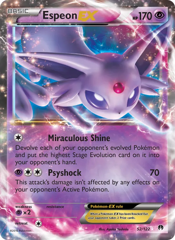 Espeon EX - BREAKpoint Pokemon Card