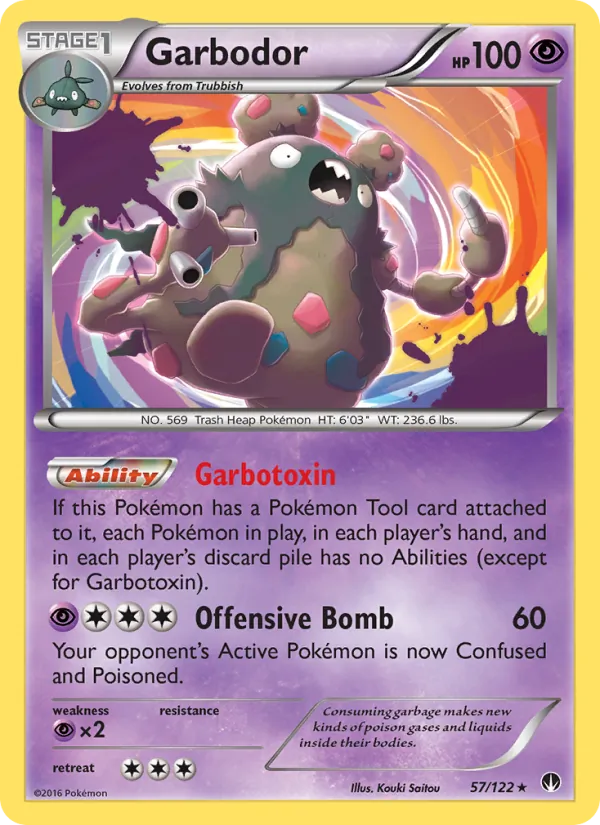 Garbodor - BREAKpoint Pokemon Card