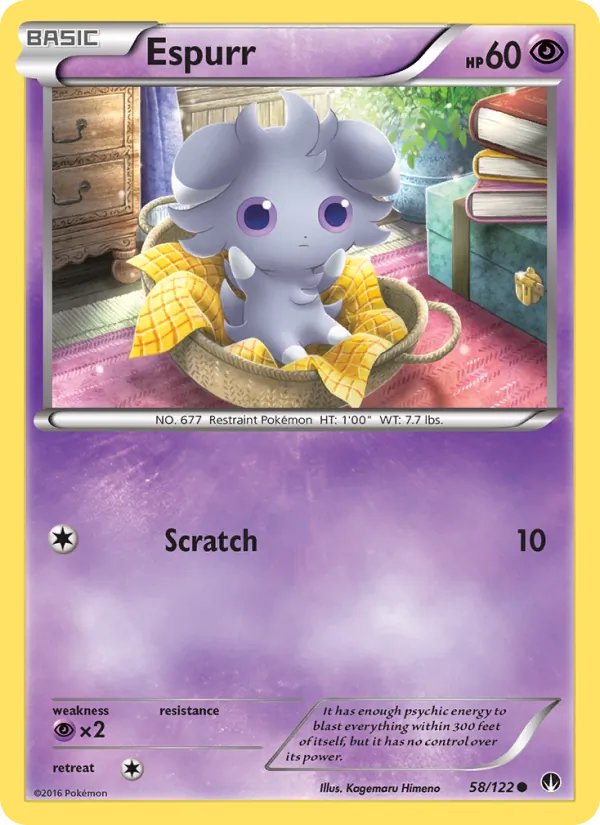 Espurr - BREAKpoint Pokemon Card