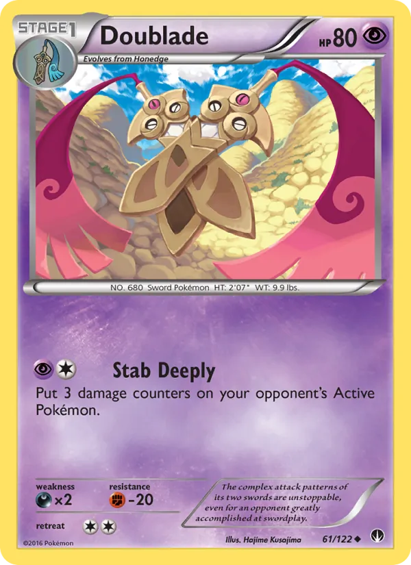 Doublade - BREAKpoint Pokemon Card