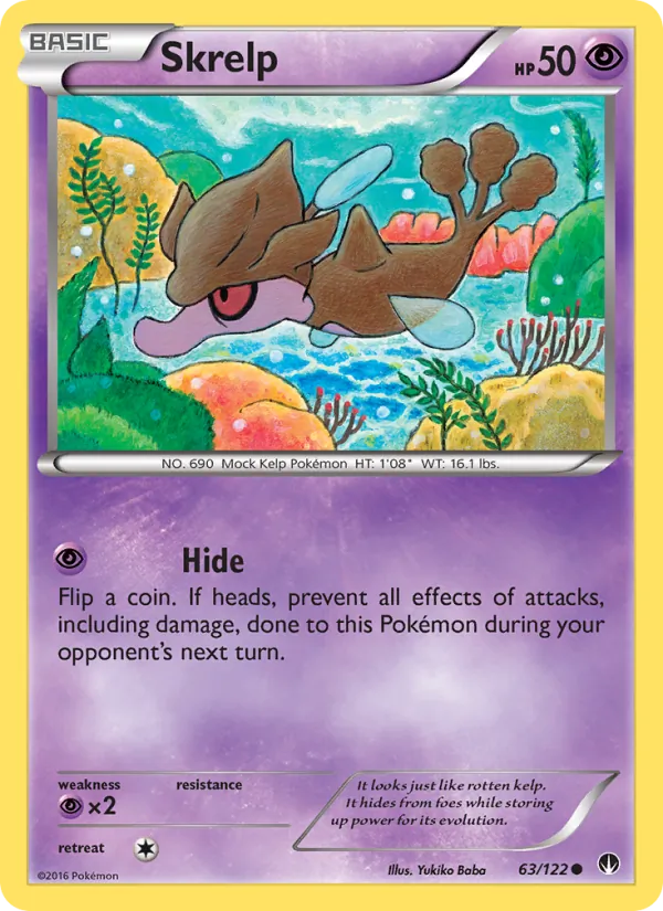 Skrelp - BREAKpoint Pokemon Card