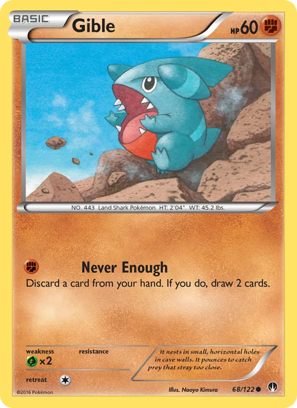 Gible - BREAKpoint Pokemon Card