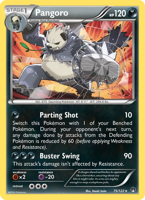 Pangoro - BREAKpoint Pokemon Card