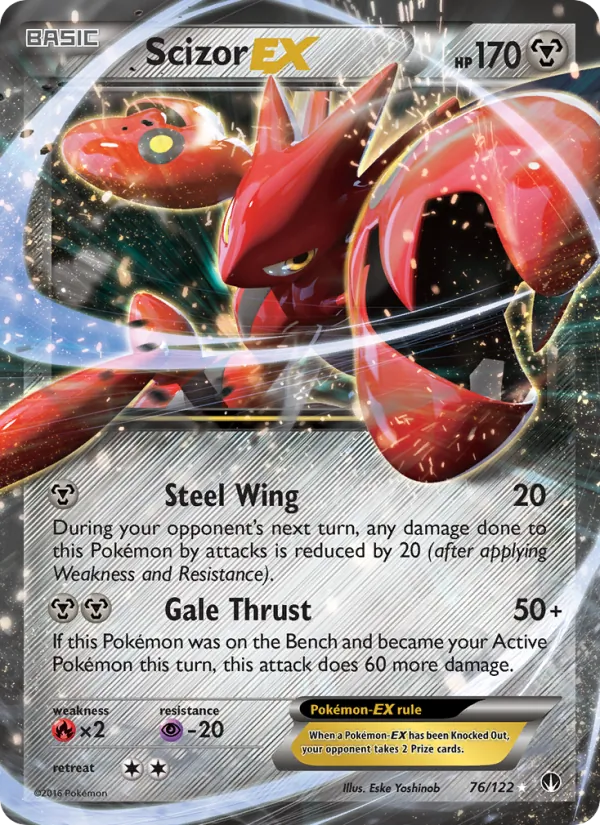Scizor EX - BREAKpoint Pokemon Card
