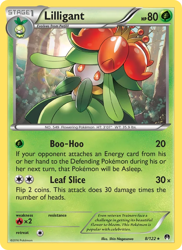 Lilligant - BREAKpoint Pokemon Card