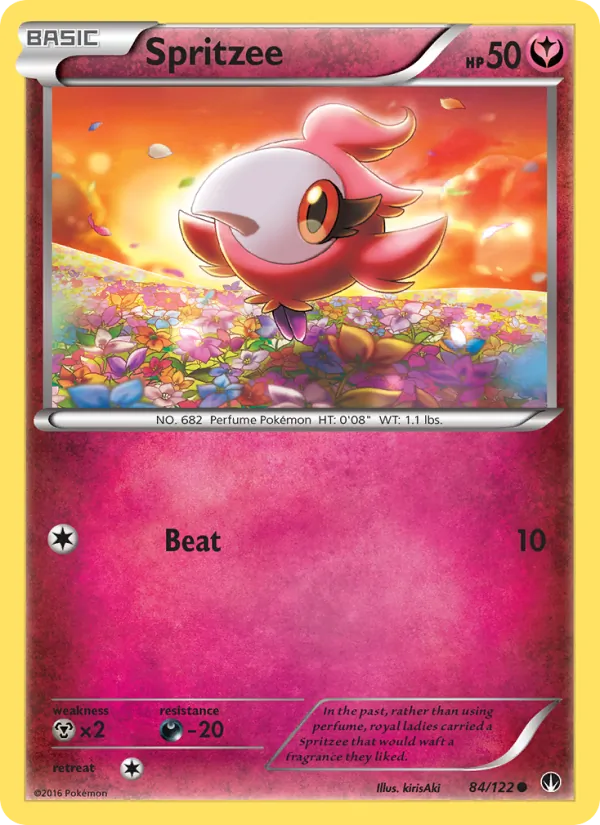 Spritzee - BREAKpoint Pokemon Card