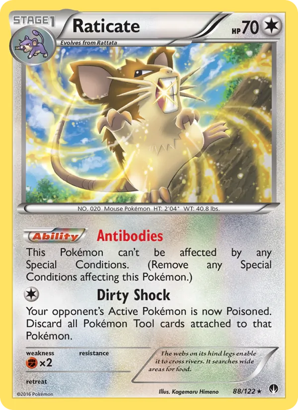 Raticate - BREAKpoint Pokemon Card