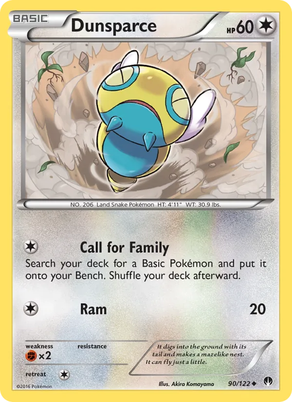 Dunsparce - BREAKpoint Pokemon Card