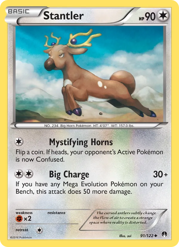 Stantler - BREAKpoint Pokemon Card