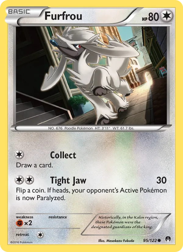 Furfrou - BREAKpoint Pokemon Card