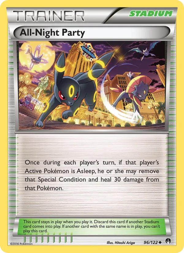 All-Night Party - BREAKpoint Pokemon Card