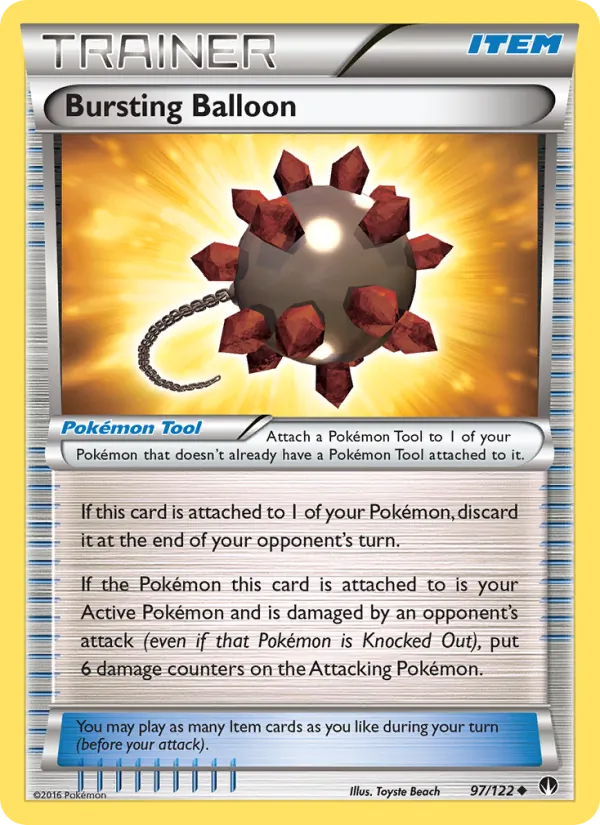 Bursting Balloon - BREAKpoint Pokemon Card