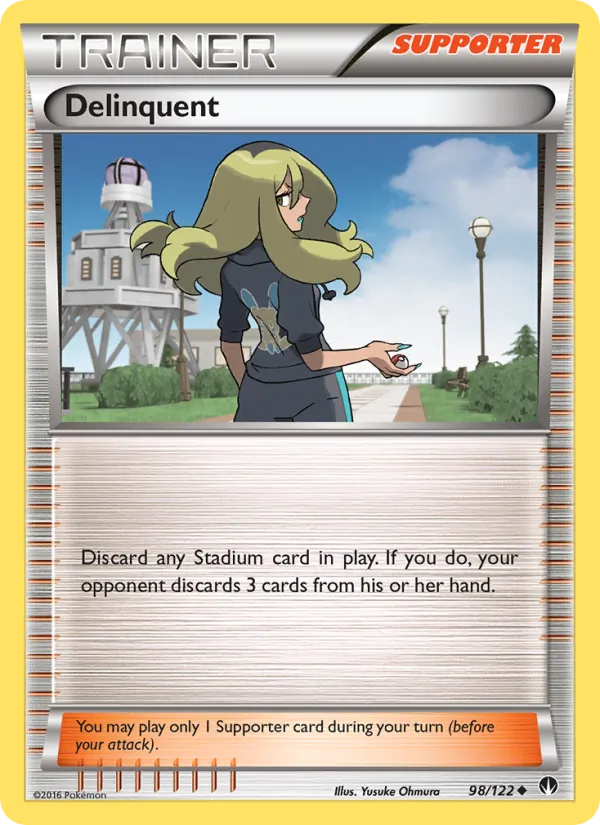 Delinquent - BREAKpoint Pokemon Card