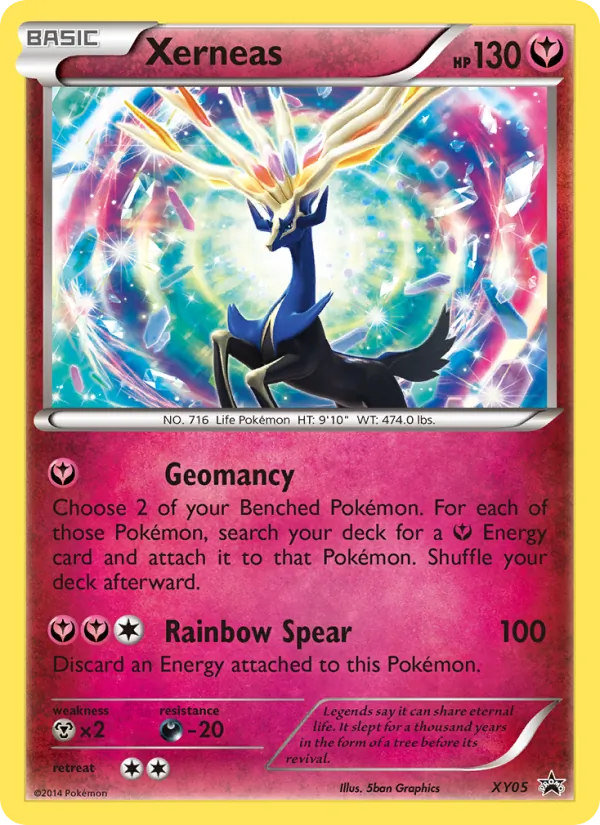 Xerneas - XY Black Star Promos Pokemon Card