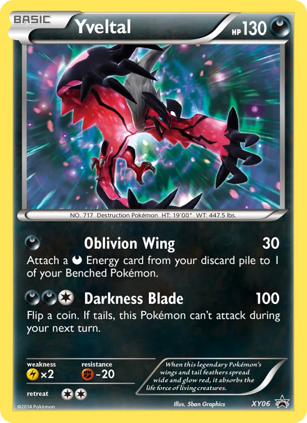 Yveltal - XY Black Star Promos Pokemon Card