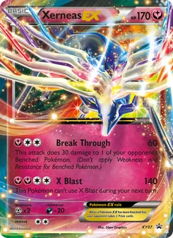 Xerneas EX - XY Black Star Promos