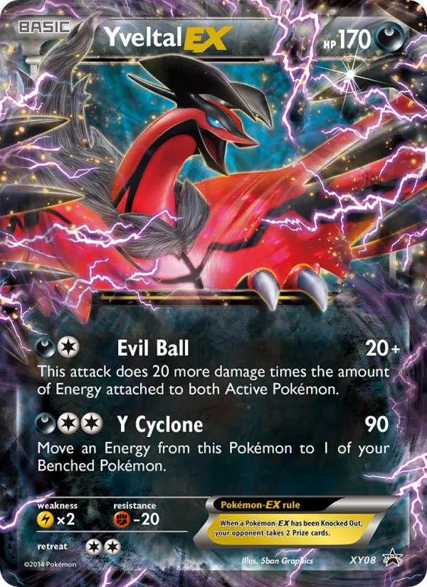 Yveltal EX - XY Black Star Promos Pokemon Card