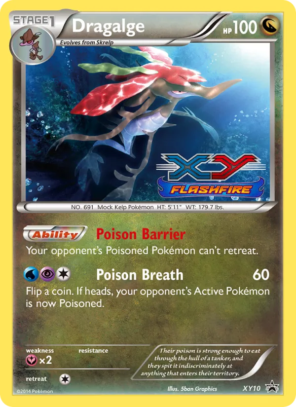 Dragalge - XY Black Star Promos Pokemon Card