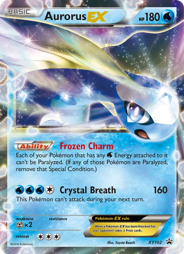 Aurorus EX - XY Black Star Promos Pokemon Card