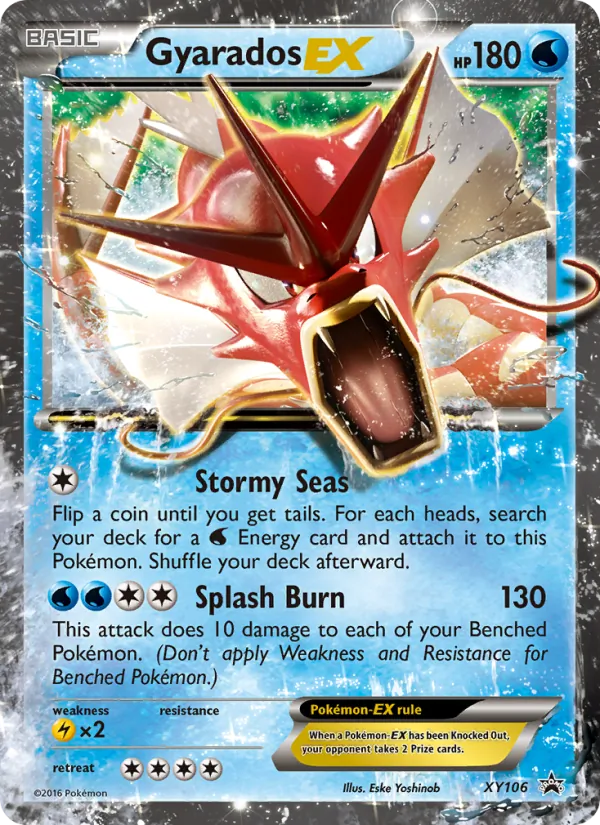 Gyarados EX - XY Black Star Promos Pokemon Card