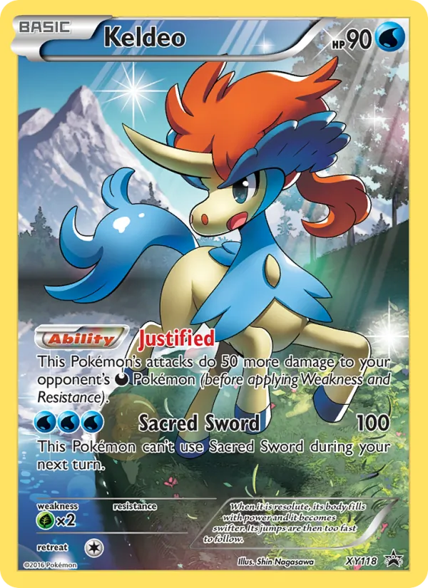 Keldeo - XY Black Star Promos Pokemon Card