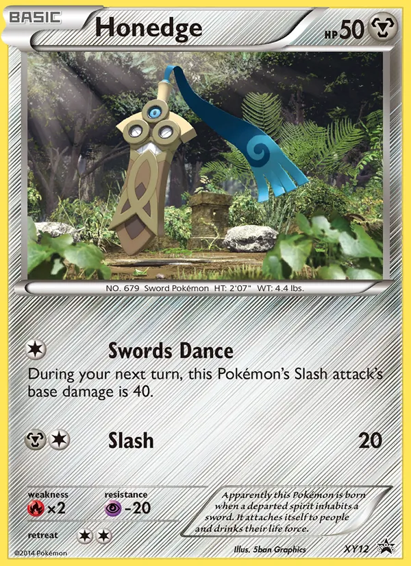 Honedge - XY Black Star Promos Pokemon Card