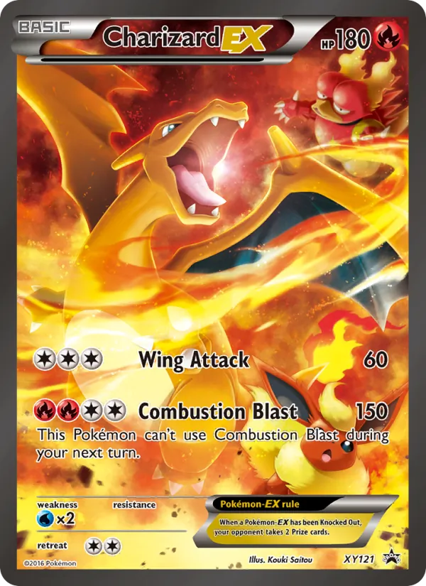 Charizard EX - XY Black Star Promos Pokemon Card
