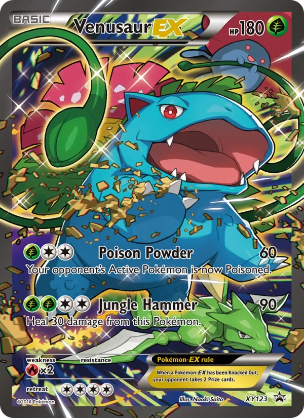 Venusaur EX - XY Black Star Promos Pokemon Card