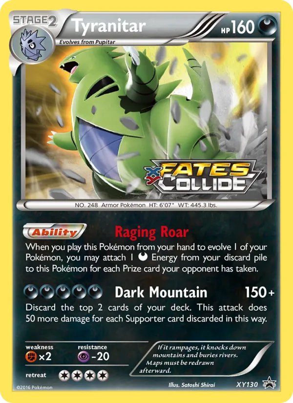 Tyranitar - XY Black Star Promos Pokemon Card