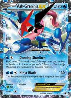 Ash Greninja EX - XY Black Star Promos