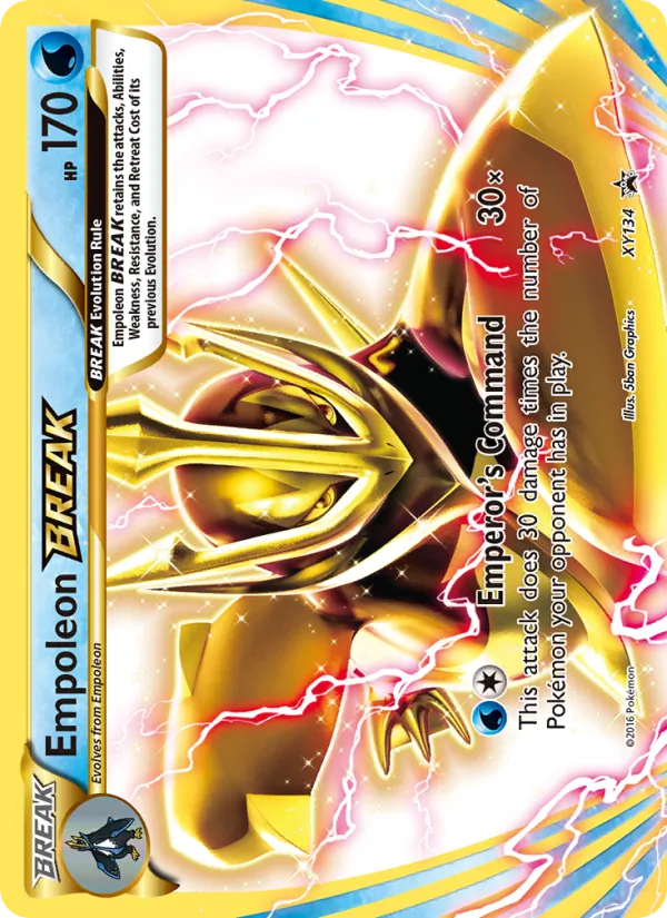 Empoleon BREAK - XY Black Star Promos Pokemon Card