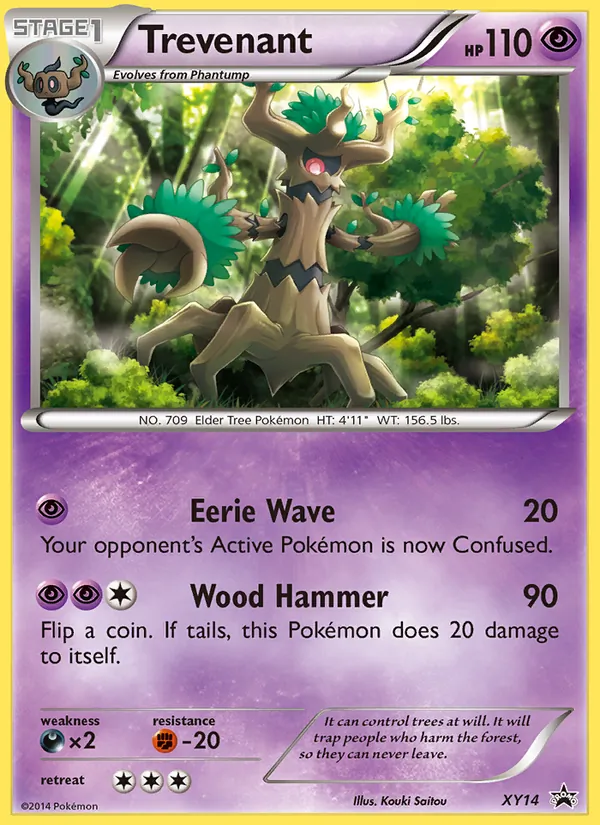 Trevenant - XY Black Star Promos Pokemon Card