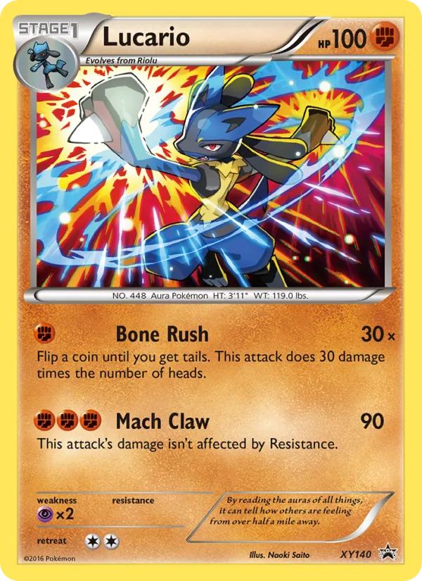 Lucario - XY Black Star Promos Pokemon Card