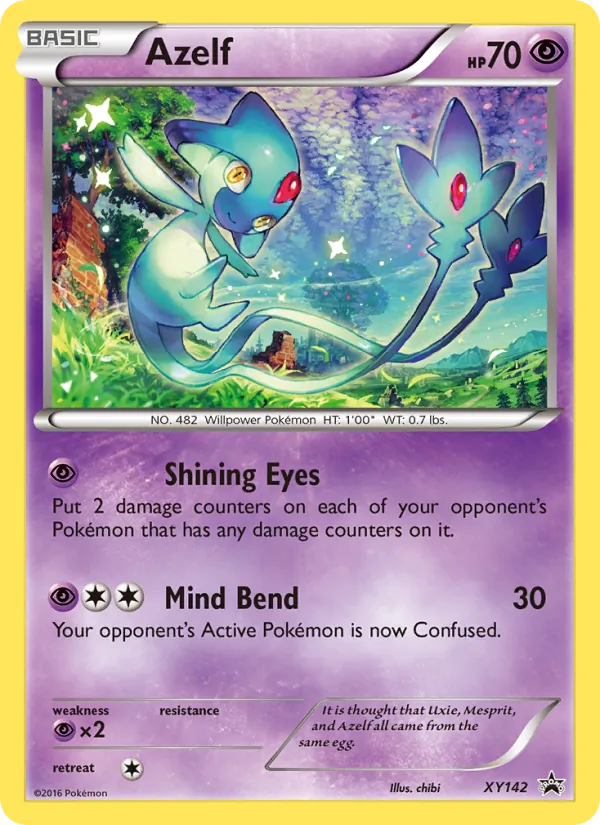 Azelf - XY Black Star Promos Pokemon Card
