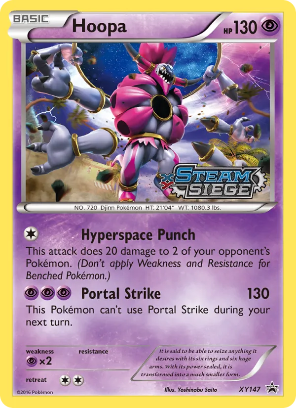 Hoopa - XY Black Star Promos Pokemon Card