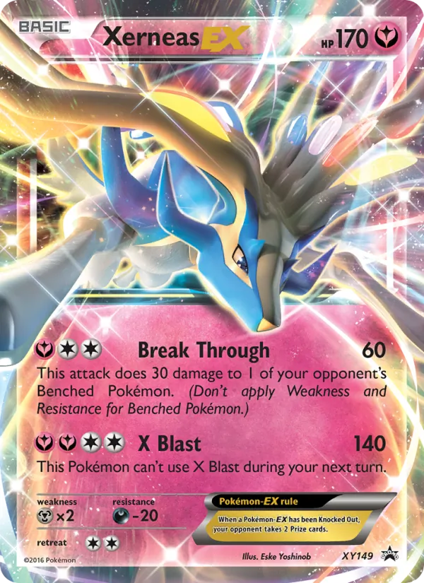 Xerneas EX - XY Black Star Promos Pokemon Card