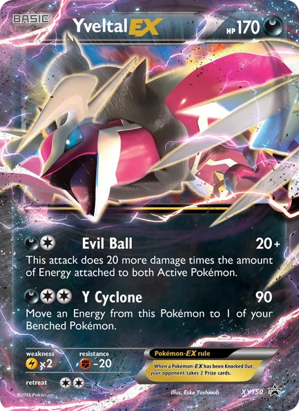 Yveltal EX - XY Black Star Promos Pokemon Card