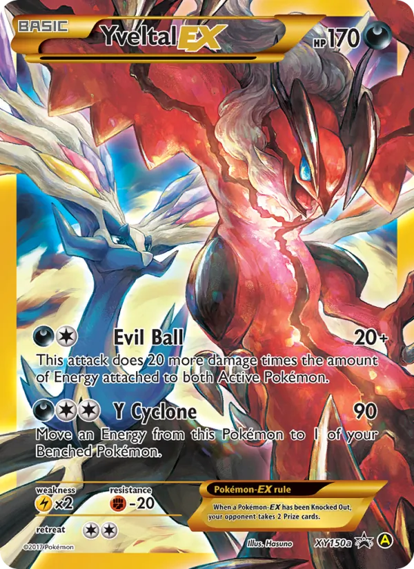 Yveltal-EX - XY Black Star Promos Pokemon Card