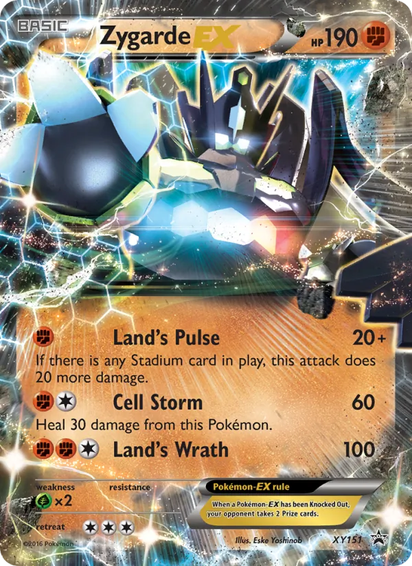 Zygarde EX - XY Black Star Promos Pokemon Card