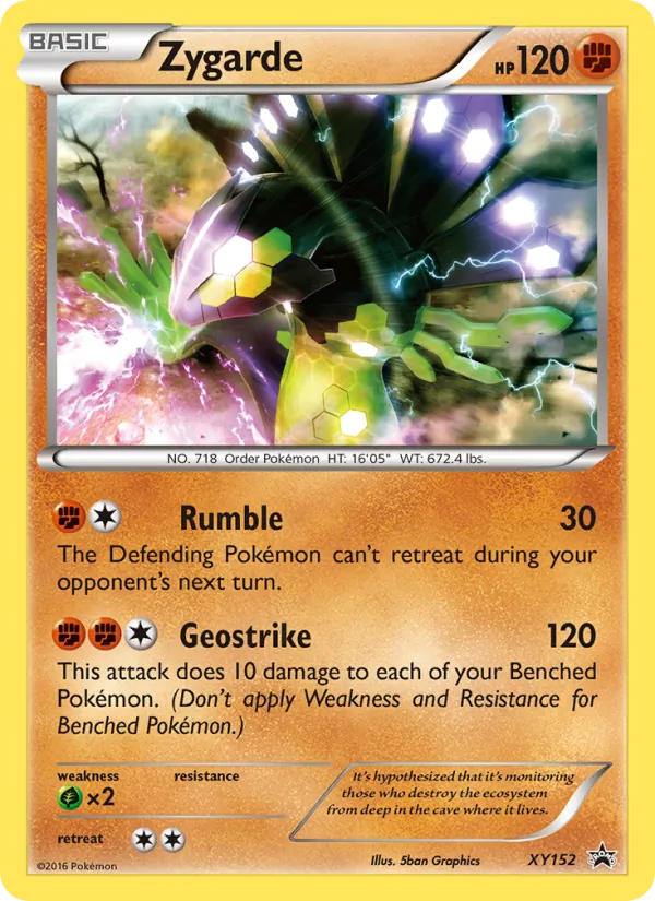 Zygarde - XY Black Star Promos Pokemon Card
