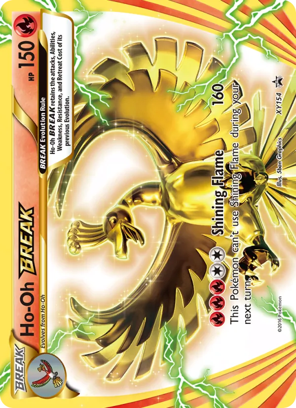 Ho-Oh BREAK - XY Black Star Promos Pokemon Card