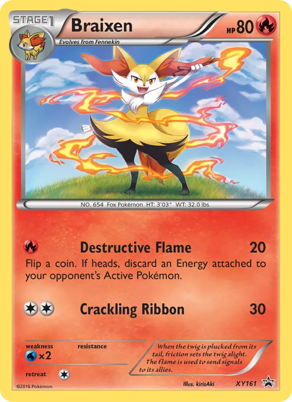 Braixen - XY Black Star Promos Pokemon Card