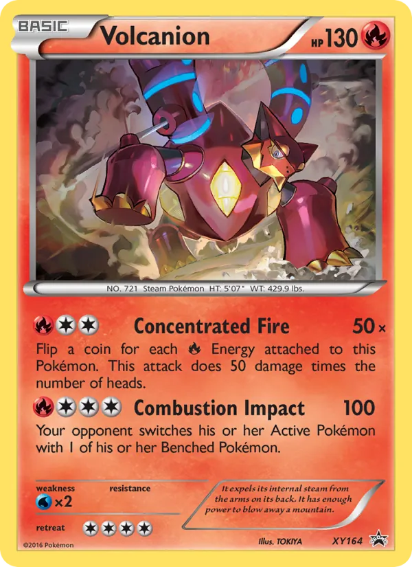 Volcanion - XY Black Star Promos Pokemon Card