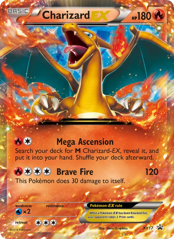 Charizard EX - XY Black Star Promos Pokemon Card
